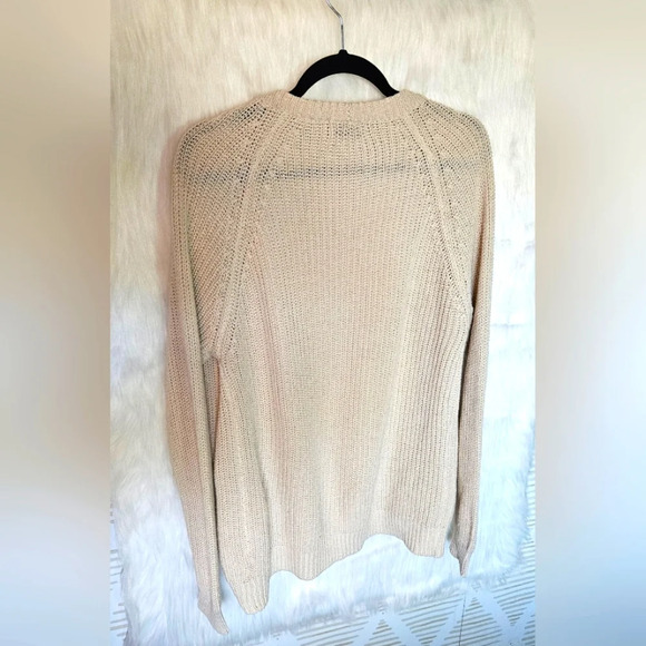 J.J. Denmark Classic Openknit Cream Cardigan - Picture 4 of 6